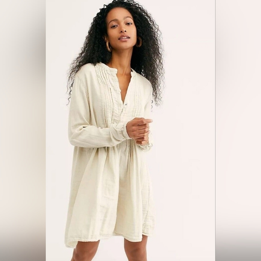 Free People CP Shades Cream Yoko Tunic